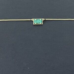 Kendra Scott | Blue Druzy and Goldtone Necklace